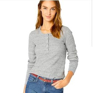 Splendid thermal Henley shirt gray nwot me…